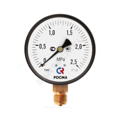 Манометр ТМ-310Р.00 радиальный Дк63мм 0-2,5 МПа G1/4" Росма 00000006701