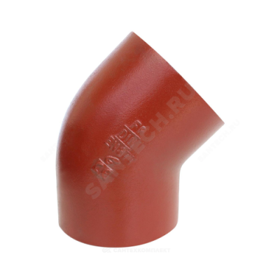 Отвод чугун SML Ду 250х45гр б/растр FP PREIS 18242