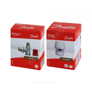 Комплект термостатический RTR-N/RTR 7090 газ/нап для двухтр Ду 15 Ру10 угловой клипс RTR (RA) 5-26oC Danfoss 013G2173