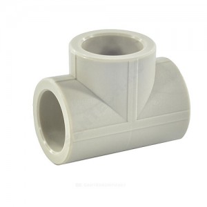 Тройник PP-R серый внутренняя пайка Дн 110 VALFEX 10111110Г
