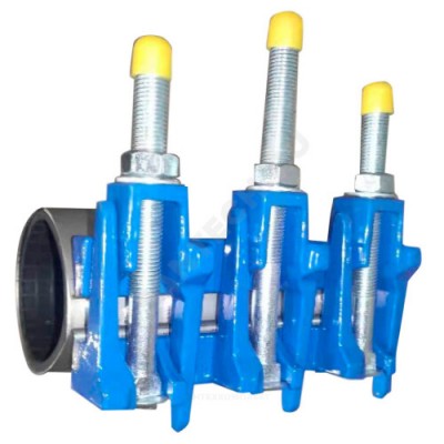 Хомут ремонтный с чугун замком сталь нерж Ду 65 (Дн 75-85) L=200мм Benarmo