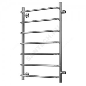 Полотенцесушитель водяной нерж сталь Лесенка Ду 25 (1") НР 283 Вт 500х796мм 7П боковое подключение Стандарт Терминус 4670030725332