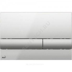 Кнопка для инсталляции хром глянец/хром матовый Alca Plast M1713