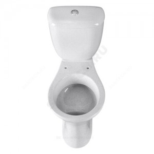 Унитаз-компакт Виктория крап на белом нижний подвод косой выпуск 1/реж полипропилен Santeri 1.P301.6.S01.00B.F