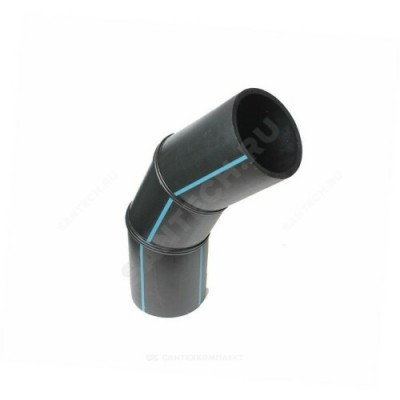 Отвод сварной ПЭ100 SDR17 Дн 355х155гр Ру10 Россия