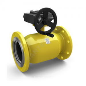 Кран шаровой сталь газ КШ.Ц.Ф.Р.GAS Ду 150 Ру16 фл с редуктором полнопроходной LD КШ.Ц.Ф.Р.GAS.150.016.П/П.02