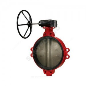 Затвор дисковый поворотный чугун ЗПТЛ Ду 150 Ру16 межфл с редуктором диск нерж манжета EPDM HT FLN(w)-5-150-MDV-НТ Гранвэл BD01M38938