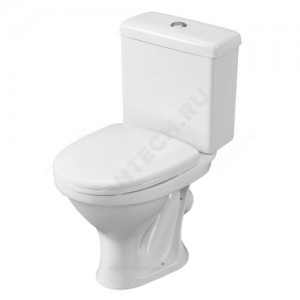 Унитаз-компакт Форвард белый нижний подвод косой выпуск 1/реж полипропилен Santeri 1.P205.2.S00.00B.F