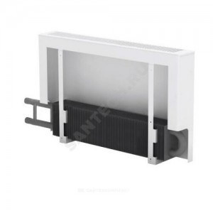 Конвектор настенный концевой Универсал ТБ КСК 20 (малой глубины) 0.4кВт з/у однотр с т/клапаном (пр) Danfoss 013G1809 бок/п под приварку лев ТЗПО