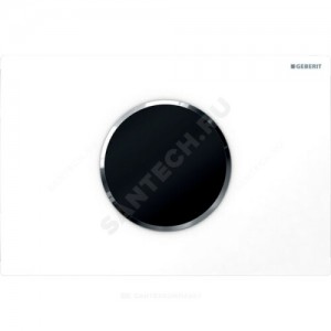 Система управления смывом для унитаза Sigma 10 ик-датчик белый/хром глянец подключение к сети Geberit 115.908.KJ.1