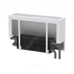 Конвектор настенный концевой Универсал ТБ-С НП КСК 20 (средней глубины) 2.819кВт двухтр с т/клапаном (угл) Danfoss 013G2152 ниж/п ВР 1/2" прав ТЗПО