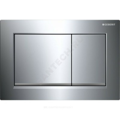 Кнопка для инсталляции Sigma 30 хром глянец/хром матовый Geberit 115.883.KH.1