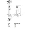Насос многоступенчатый вертикальный HELIX FIRST V 207-5/25/E/S/400-50 PN25 3х400В/50 Гц Wilo 4201033