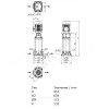 Насос многоступенчатый вертикальный HELIX FIRST V 207-5/25/E/S/400-50 PN25 3х400В/50 Гц Wilo 4201033
