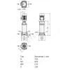 Насос многоступенчатый вертикальный HELIX FIRST V 207-5/25/E/S/400-50 PN25 3х400В/50 Гц Wilo 4201033