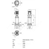 Насос многоступенчатый вертикальный HELIX FIRST V 207-5/25/E/S/400-50 PN25 3х400В/50 Гц Wilo 4201033