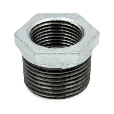 Футорка чугун оц Ду 40х32 (1 1/2"х1 1/4") НР/ВР Fittex PLUS