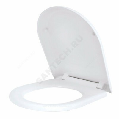 Сиденье для унитаза Вест белое полипропилен Santeri 1.8801.8.S00.20B.0