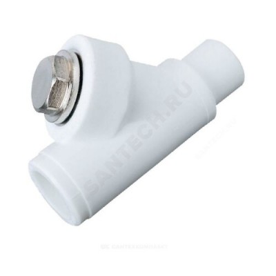 Фильтр PP-R сетчатый белый внутр/наруж пайка Дн 32х45гр RTP (РосТурПласт) 14179