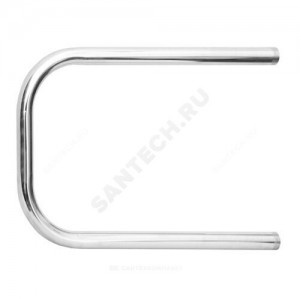 Полотенцесушитель водяной нерж сталь П-образный Ду 20 (3/4") НР 320х400мм боковое подключение б/к Терминус 4670030724069