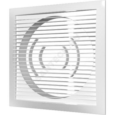 Решетка вентиляционная пластик 170х170/D 125 Эра 1717РС12,5Ф