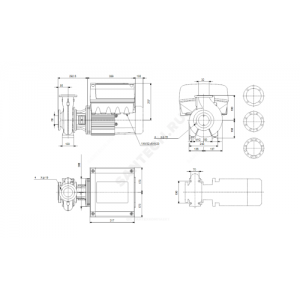 Насос консольно-моноблочный NBE32-200.1/207 A-F2-A-BQQE PN16 3х380-500В/50 Гц Grundfos 99101961