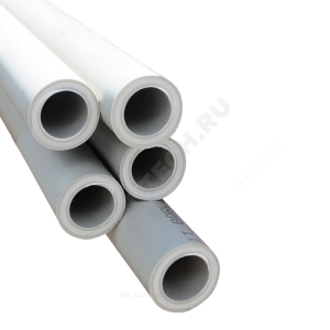 Труба PP-RGF серая арм стекловолокном Дн 20х3,4 Ру25 SDR6 Т<95С L=4м RTP (РосТурПласт) 10897