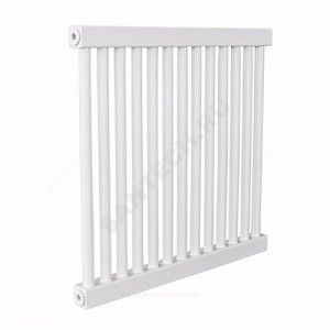 Радиатор трубчатый РС 1-2000 4 секции с боковой подводкой ВР G 1/2" RAL 9016 (Белый) КЗТО