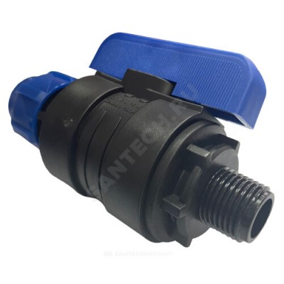 Кран шаровой компрессионный НР Дн 32х1/2" Ру16 VALFEX 1210012632012