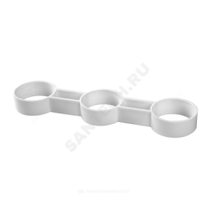 Хомут для гофрированного сифона D=40мм 3-ходовой Орио А-4031