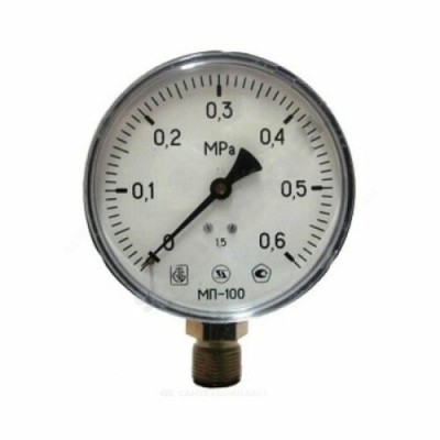 Манометр МП-100 радиальный Дк100мм 0-0,4 МПа М20х1,5 ЗАВОД ТЕПЛОТЕХНИЧЕСКИХ ПРИБОРОВ