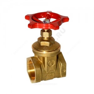 Задвижка клиновая латунь R55 Ду 10 Ру16 ВР маховик Giacomini R55Y002