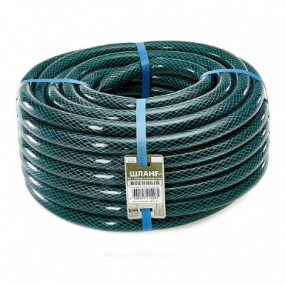 Шланг поливочный армированный ПВХ Дв 16 (5/8") бухта 50м ВОЕННЫЙ Гидроагрегат Р1-00005853