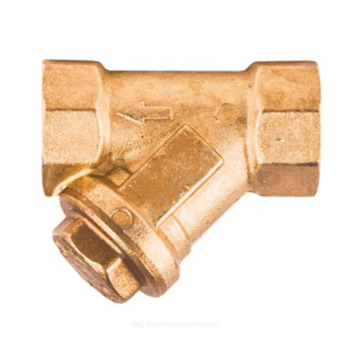 Фильтр сетчатый Y-образный латунь Ду 50 Ру30 G2" ВР R74A Giacomini R74AY108