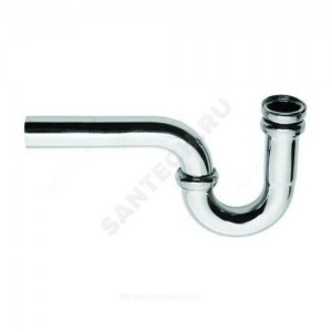 Сифон для умывальника трубный 1 1/4"х32 с прямой трубкой 32мм без выпуска Ideal Standard A2305AA