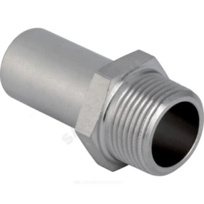 Переход сталь нерж Дн 54х2" труба/НР Mapress Geberit 31940