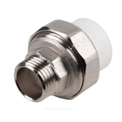 Муфта PP-R комбинированная разъемная белая НР Дн 50х1 1/2" VALFEX 10156040