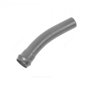 Отвод НПВХ серый SDR26 Дн 160х90гр Ру10 раструбный напорный в/к 2181055