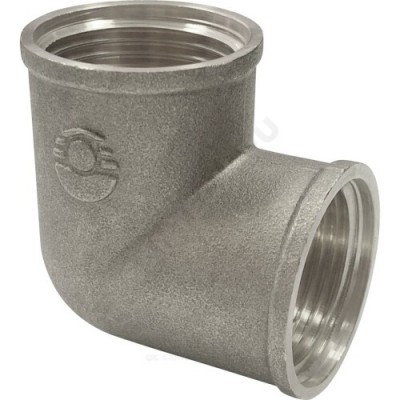 Угольник латунь никель Ду 20 (3/4") ВР/ВР VALFEX VF.090.N.034