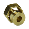 Соединитель для PE-X латунь Дн 25х3/4" с накидной гайкой с прокладкой РОС 4821743