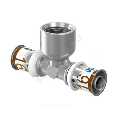 Тройник МП латунь пресс Дн 32х3/4"х32 ВР S-PRESS PLUS Uponor 1070601 (1015091)