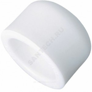 Заглушка (пробка) PP-R белая внутренняя пайка Дн 110 RTP (РосТурПласт) 16061
