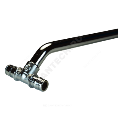 Тройник для подключения радиатора латунь Дн 16х15х16 L=300мм GX158 Giacomini GX158X003