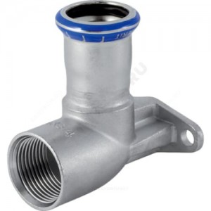 Водорозетка сталь нерж Дн 15х1/2" пресс/ВР L=65мм Mapress Geberit 33423