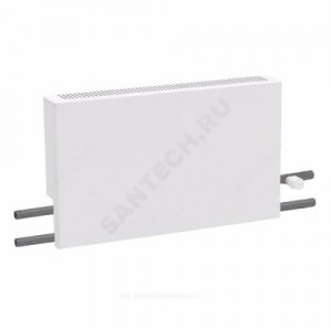 Конвектор настенный проходной Универсал ТБ КСК 20 (малой глубины) 1.311кВт двухтр с т/клапаном (пр) Danfoss 013G1810 бок/п под приварку лев ТЗПО