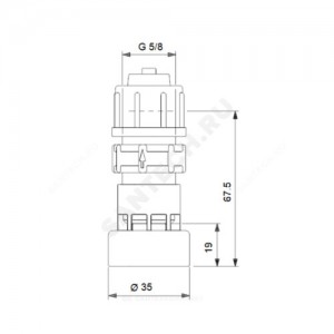 Клапан приемный FV-NL-G5/8 PV/T/C U2 Grundfos 98070954